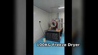 Industrial Freeze Dryer 100KG Max Shelf Life