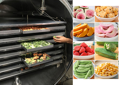 Industrial Freeze Dryer Lyophilizer Vegetable Fruit Vacuum Freeze Dryer