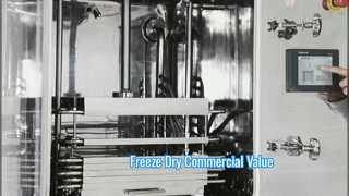 Industrial Freeze Dryer 100KG Max Shelf