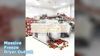 Industrial Freeze Dryer 100kg Batch