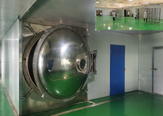 1000kg/Batch Large Vacuum Freeze Dryer With PLC Remote Control