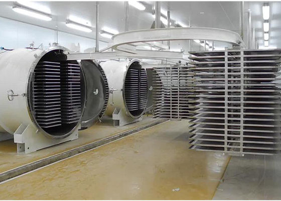 1000Kg Large Vacuum Degree Freeze Dryer With Electric Heating