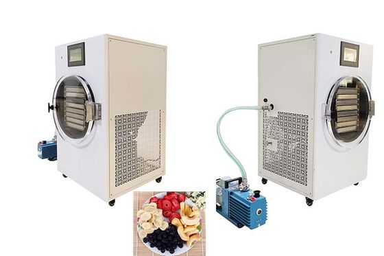 PLC Control 6-8Kg Home Food Freeze Dryer 20-24 Hours Dry Cycle