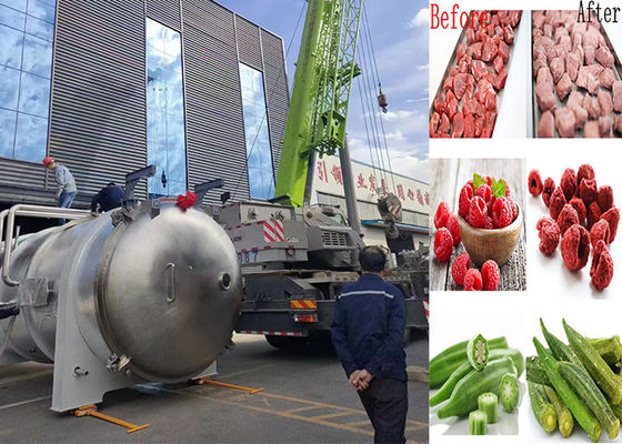 PLC Control Vacuum Food Dryer Drying Time 18-24 Hours 200Kg/Batch