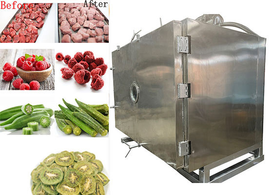 Low Noise Industrial Freeze Dryer With Electric Heating System 200 KG/Batch