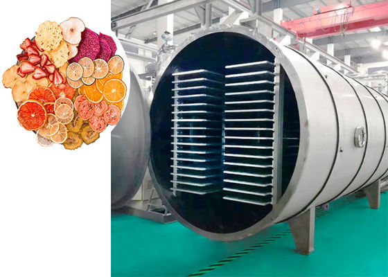 PLC Controlled Industrial Freeze Dryer Machine Electric Heating