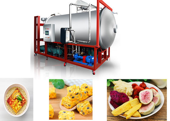 Industrial Grade Food Vacuum Freeze Dryer 300 Kg/Batch