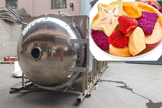 PLC Control Industrial Freeze Dryer Edible Flowers 500 Kg/Batch