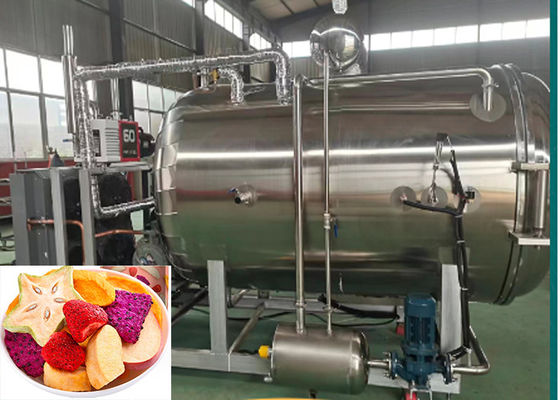 Food Fruit Freeze Dryer Machine With  Refrigeration System