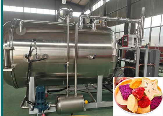 50KG Vacuum Freeze Dry Fruit Machine Air Cooling