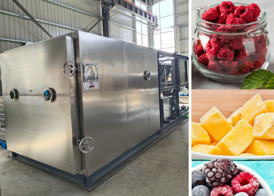 Remote PLC Controlled Food Milk Fruit Vacuum Freeze Dryer Machine