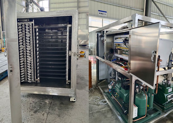 Industrial Vacuum Freeze Dryer Machine With Air Cooled Cooling