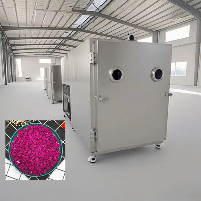 Air Cooled Food Vacuum Freeze Dryer High Efficient Refrigeration 100 Kg/Batch