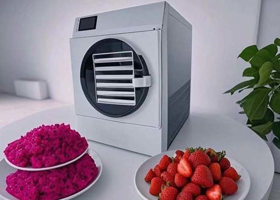 Automatic Vacuum Freeze Dryer For Candy Fruit Juice Milk Freeze Drying