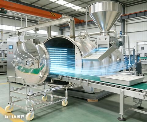 Industrial Freeze Dryer, 200KG Capacity. Process Bulk Ingredients, s & Premium Foods Efficiently