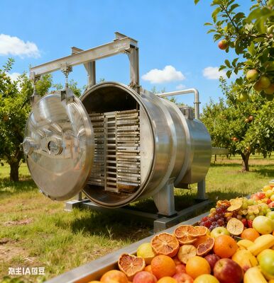 Reduce Costs, Scale Up Output! | Large-Scale Food Freeze Dryer Machine, Energy-Saving Design, Fast Drying Cycles & Low Maintenance