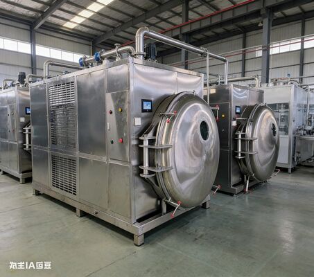 Scale Up Production, Maximize Profits! | 200KG Industrial Freeze Dryer with Advanced PLC Control, CIP Sanitation System & 24/7 Continuous Heavy-Duty Operation