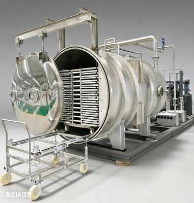 Built for Pharmaceutical & Bulk Food Processing | Commercial Lyophilizer 150kg Per Batch, Stainless Steel Chamber, Precision Temp Control & Energy-Saving Technology