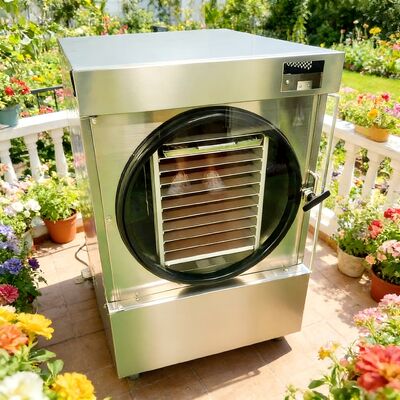 SUS304 Stainless Steel Home Freeze Dryer Powered by Danfoss Compressor 220V 1PH 50 60HZ Optimized for Home and Food Preservation