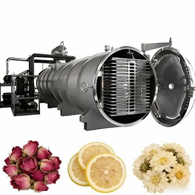 220V 380V 3PH Power Supply Industrial Freeze Dryer Offering 200KW Rated Power for High Capacity Freeze Drying Operations