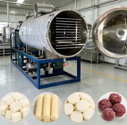 PLC Control System Industrial Freeze Dryer Temperature Range Minus 50 Celsius To Plus 80 Celsius Multiple Safety System Ensuring Operation