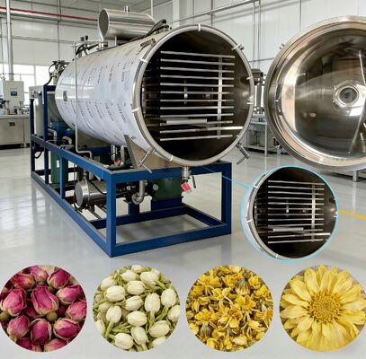 220V 380V 3PH Power Supply Freeze Dryer Including BITZER Or Leybold Refrigeration Unit Engineered for Food Preservation