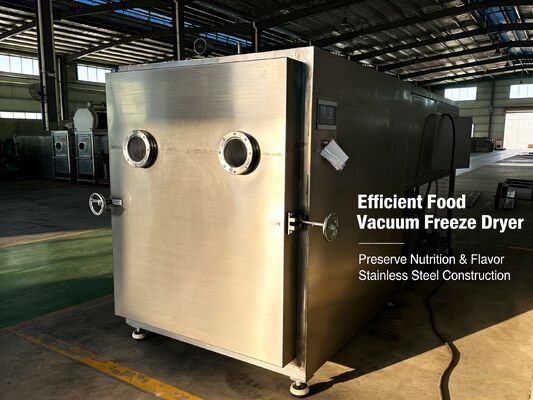  Or Leybold Refrigeration System Food Vacuum Freeze Dryer With Electric Heating And Durable Food Grade 304 Stainless Steel Body