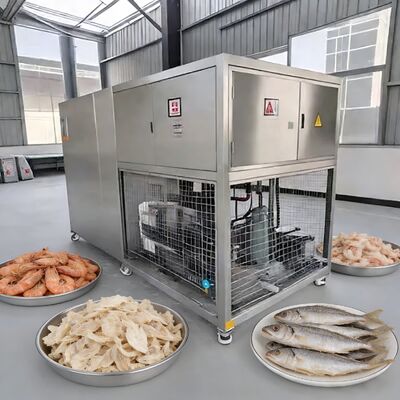 100kg batch Food Vacuum Freeze Dryer with Baosi Or  Vacuum Pump Freeze drying Temperature minus 40 to 80 degrees Celsius