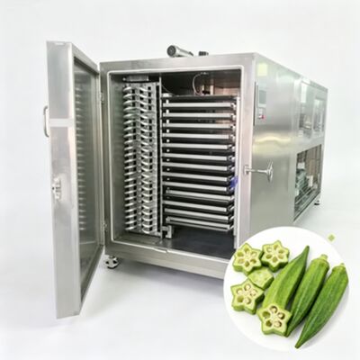 304 Stainless Steel Industrial Freeze Dryer Offering Rated Power 200KW and Electric Heating System Ensuring Freeze Drying Performance