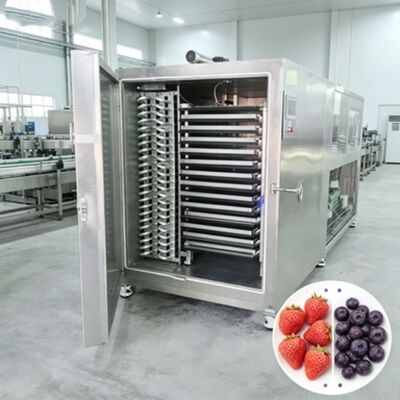 Chamber Size 12700 2600 3300mm Industrial Freeze Dryer Including PLC Control System and Drying Time 20 to 24hours Designed for Operation
