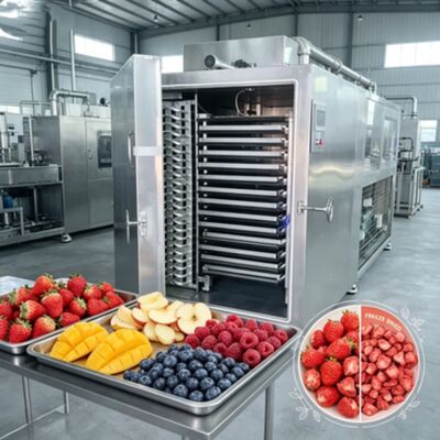 Or Leybold refrigeration unit freeze dryer designed for 20 to 24 hours drying time ensuring moisture removal process