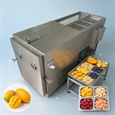 Multiple Safety System Industrial Freeze Dryer Featuring PLC Control System Noise Level 70dB Providing Safe and Quiet Freeze Drying Solutions