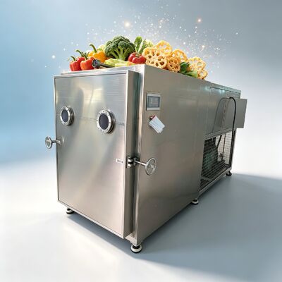 220V 380V 3PH Freeze Dryer Machine Combined with  Or Leybold Refrigeration Unit Ensuring Performance And Durability