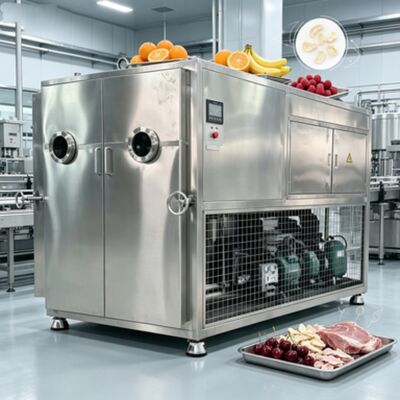 10KwH Power Consumption Vegetable Freeze Dryer 100Kg Batch Capacity 240V 380V 3PH Engineered for Food Drying Performance