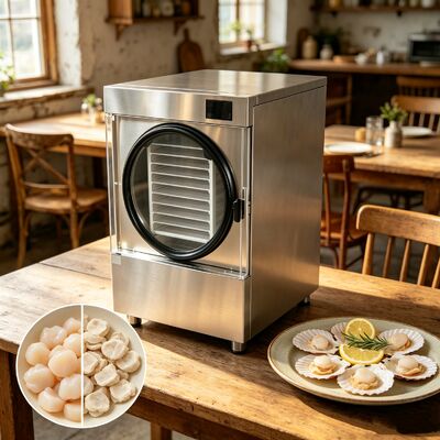 Electric Heating Home Freeze Dryer 20 to 25kg Capacity SUS304 Stainless Steel Designed for Food Preservation and Storage