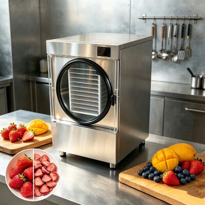 LCD Display Mini Freeze Dryer Made from SUS304 Stainless Steel Offering Compact and Freeze Drying Solution for Laboratory
