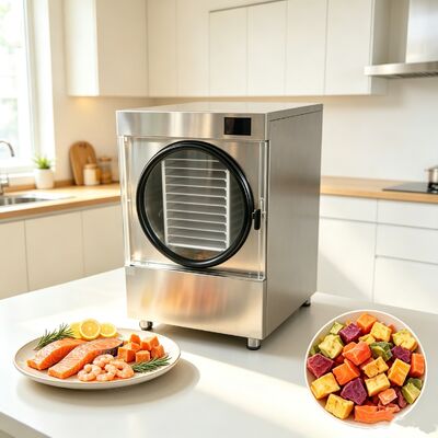 SUS304 Stainless Steel household freeze dryer noise level under 50dB offers quiet operation and durable construction for freeze drying