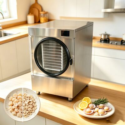 1100 1000 1180mm Home Freeze Dryer Made from SUS304 Stainless Steel Ideal for Freeze Drying Fruits and Vegetables