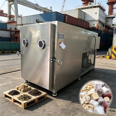 Automatic Operation Mode Vegetable Freeze Dryer Featuring 304 Stainless Steel Trays and PLC Control System for Vegetable Drying