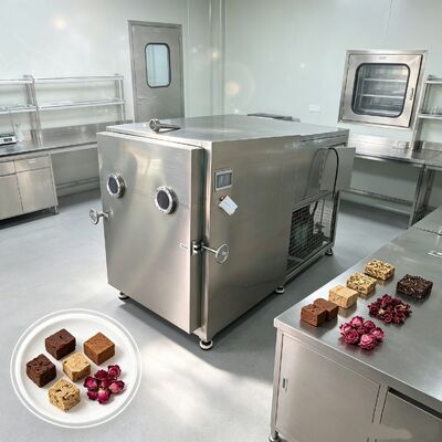 Chamber size 1800 1700 1300mm Vegetable Freeze Dryer Featuring 304 Stainless Steel Tray Material and 100Kg batch Capacity for Commercial
