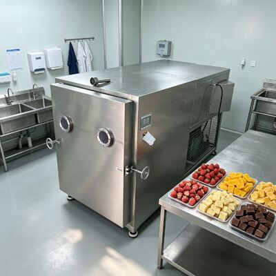 Tray Size 1280 600 30mm Vegetable freeze dryer perfect choice for vegetable drying power consumption 10KwH energy system