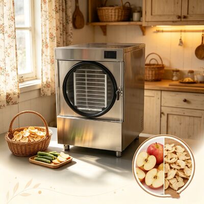 LCD Display Home Freeze Dryer Electric Heating 215kg Capacity Suitable for Food Preservation and Laboratory