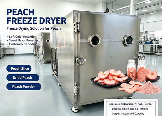 Food vacuum freeze dryer 17 trays or custom designed for and consistent food freeze drying performance